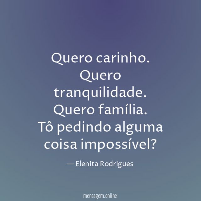 Quero carinho