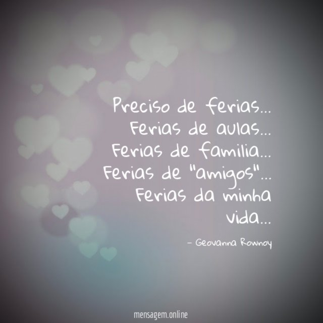 Preciso de ferias