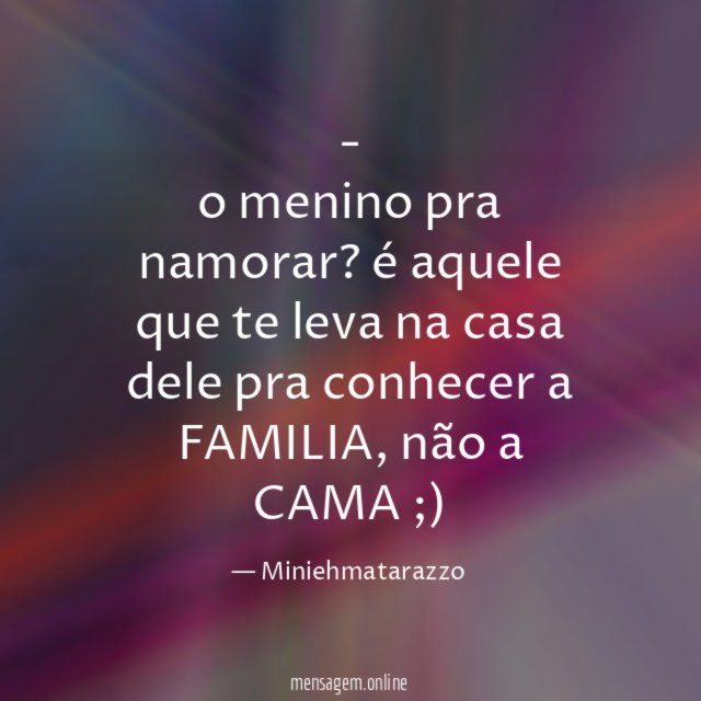 o menino pra namorar