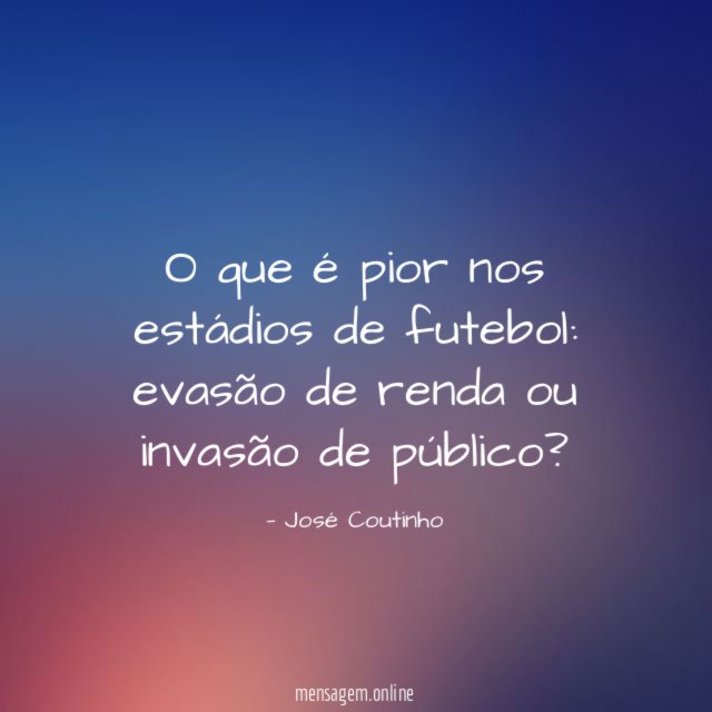 O que é pior nos estádios de futebol