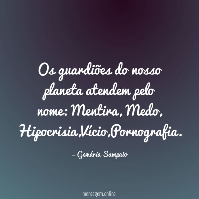 Os guardiões do nosso planeta atendem pelo nome