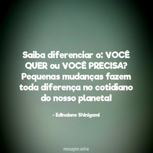 Saiba diferenciar