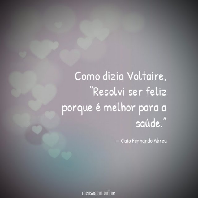 Como dizia Voltaire