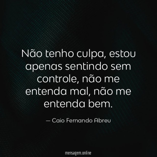 Não tenho culpa
