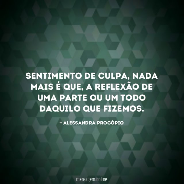 Sentimento de culpa
