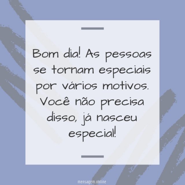 Bom dia