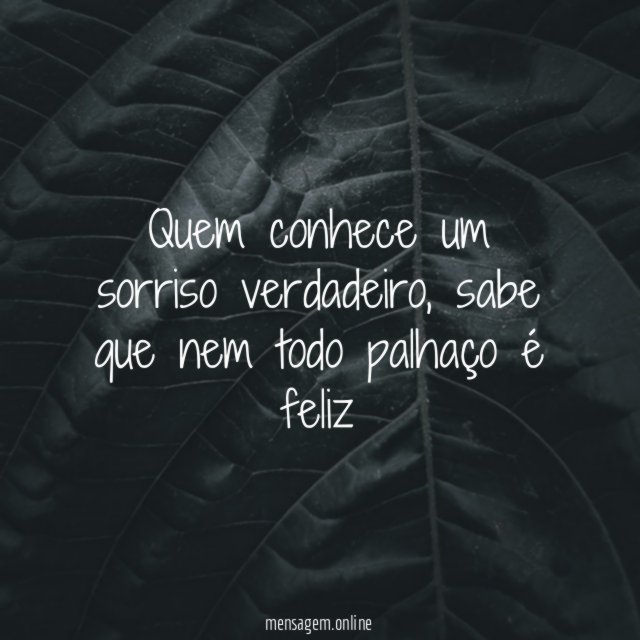 Quem conhece um sorriso verdadeiro