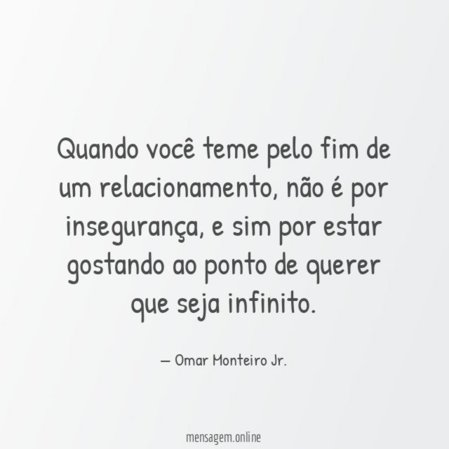 Quando você teme pelo fim de um relacionamento