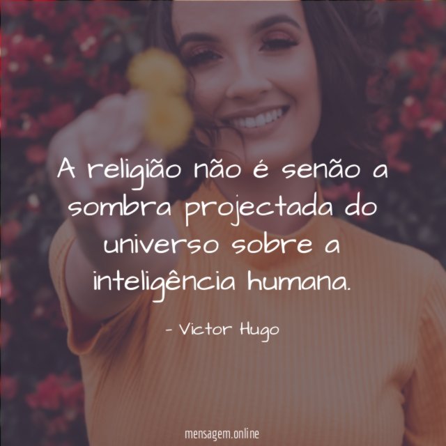 A religião não é senão a sombra projectada