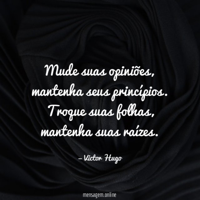 Mude suas opiniões