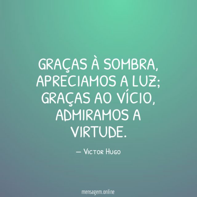 Graças à sombra