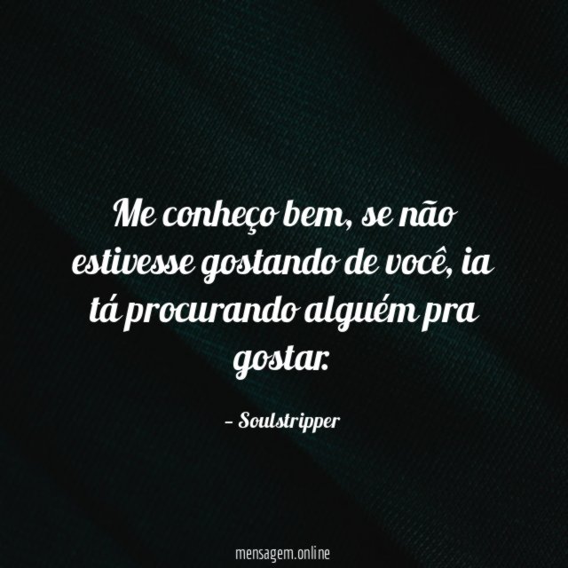 Me conheço bem