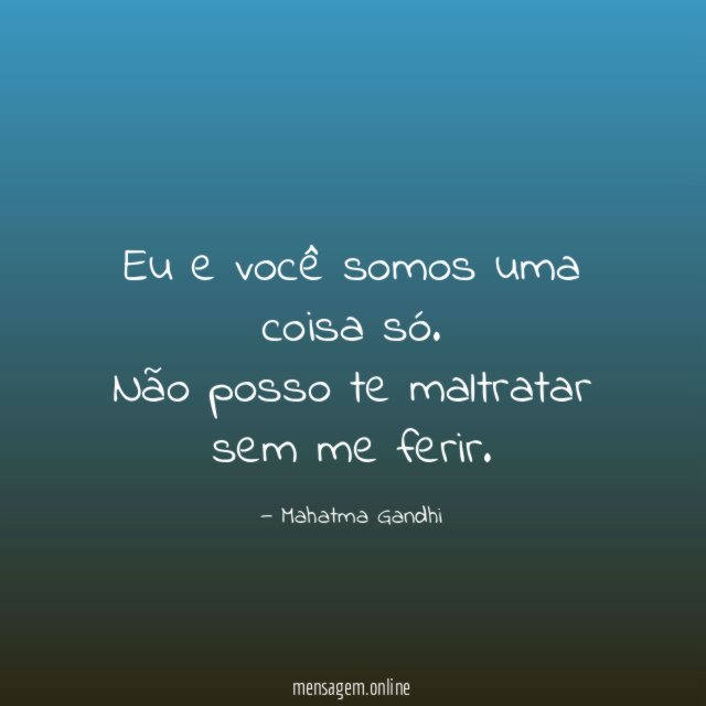 Eu e você somos uma coisa só