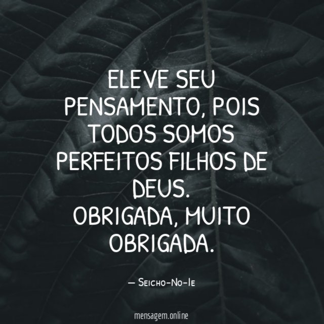 Eleve seu pensamento
