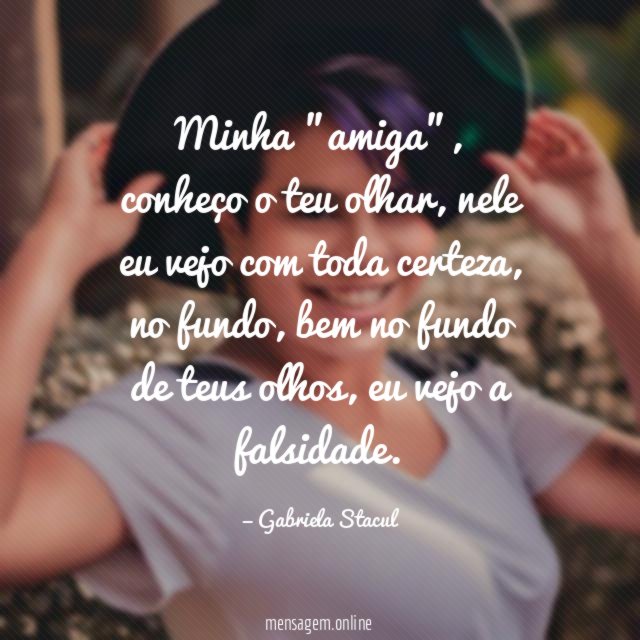 Minha "amiga"