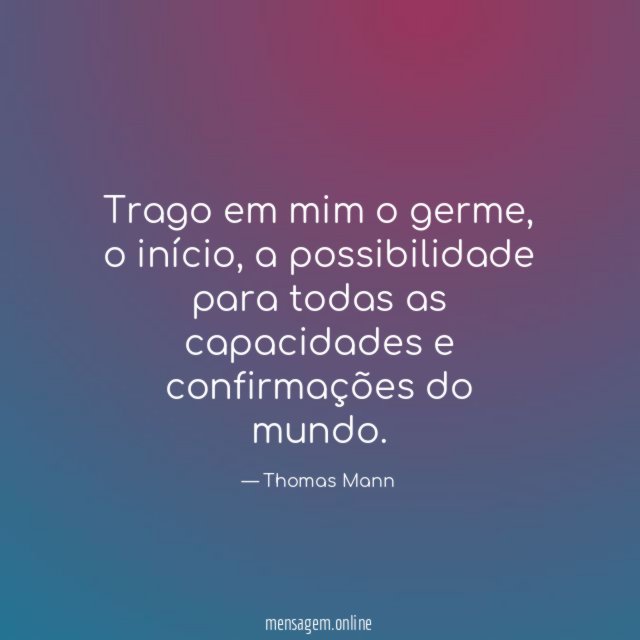 Trago em mim o germe