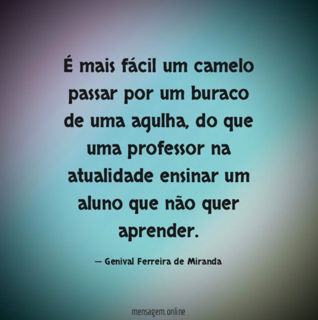 É mais fácil um camelo passar por um buraco de uma agulha