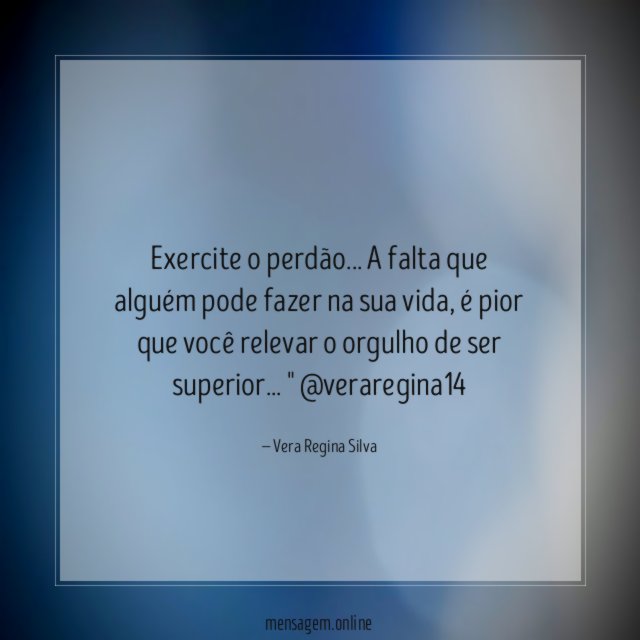 Exercite o perdão