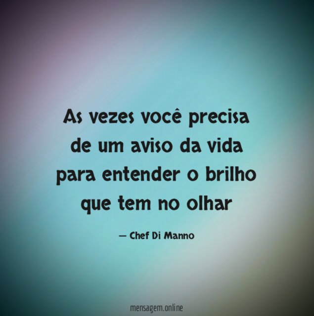 As vezes você precisa de um aviso da