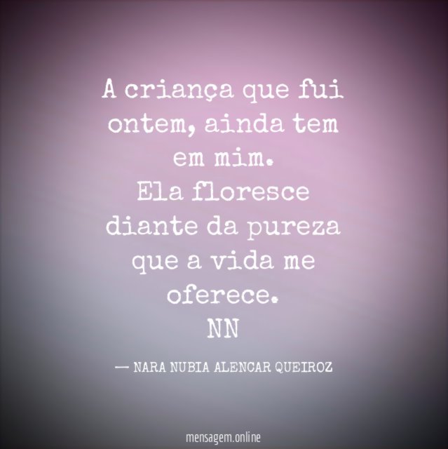 A criança que fui ontem