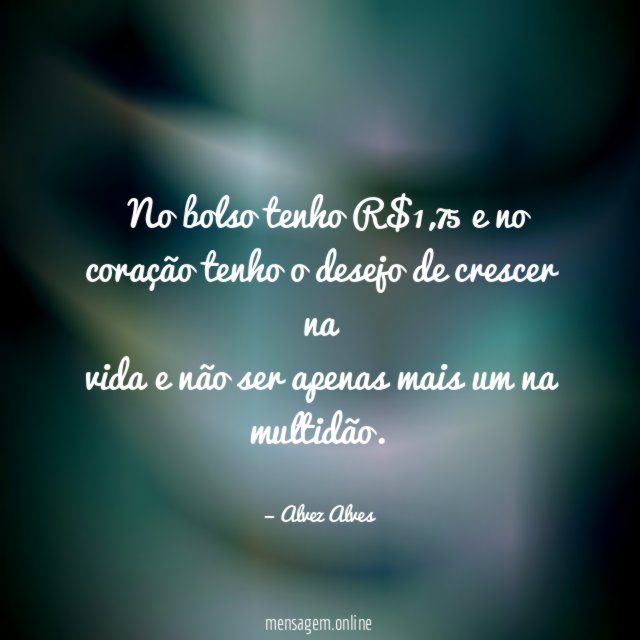 — No bolso tenho R$1