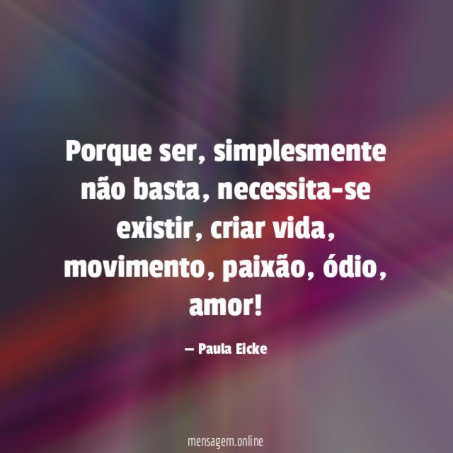 Porque ser