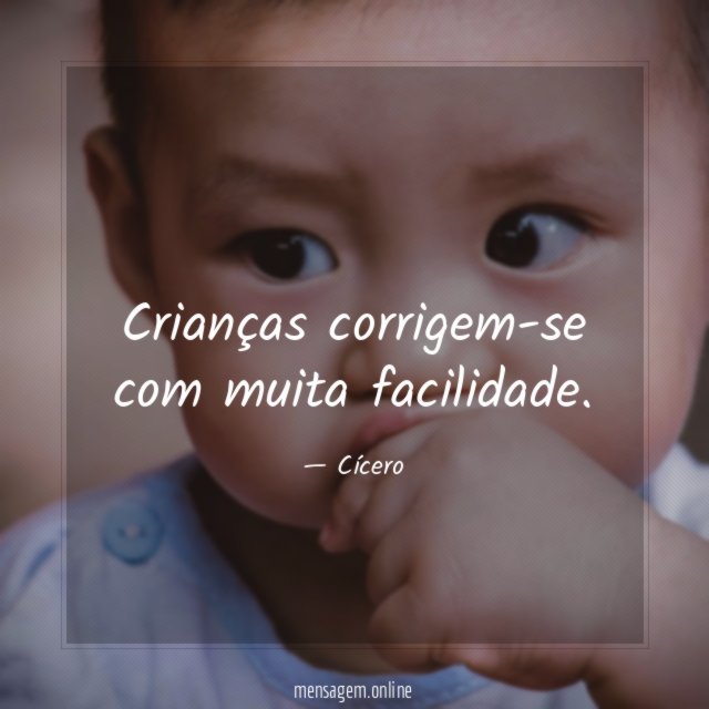 Crianças corrigem-se com muita facilidade