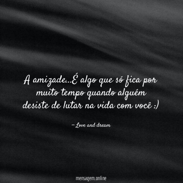 A amizade