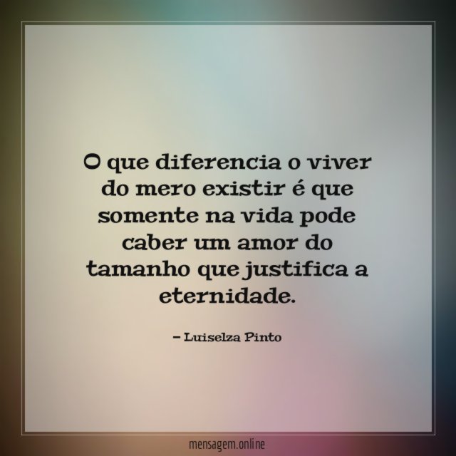 O que diferencia o viver do mero existir