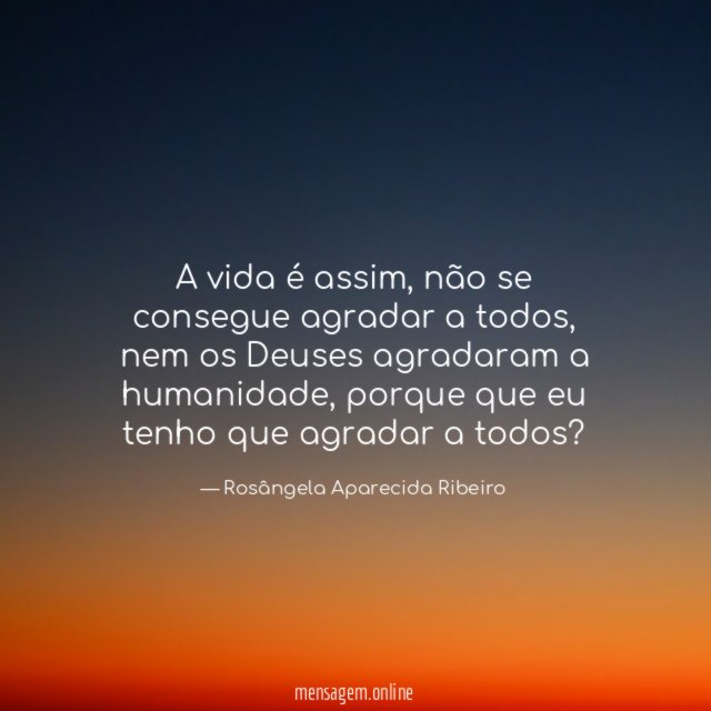 A vida é assim