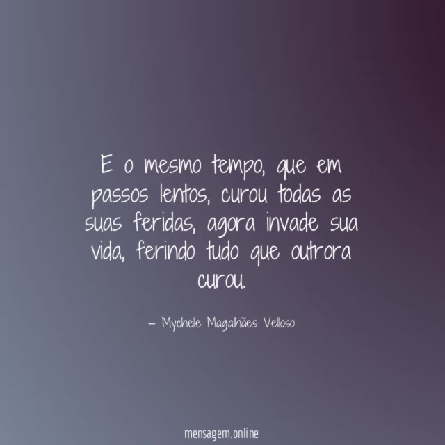 E o mesmo tempo