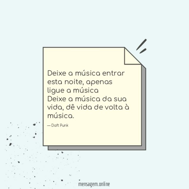 Deixe a música entrar esta noite