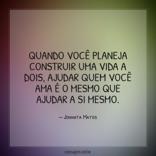 Quando você planeja construir uma vida a dois