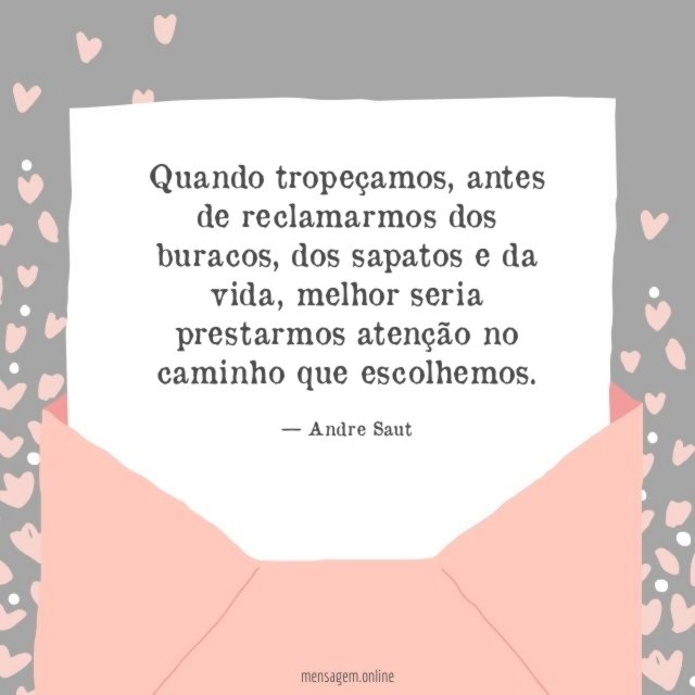 Quando tropeçamos