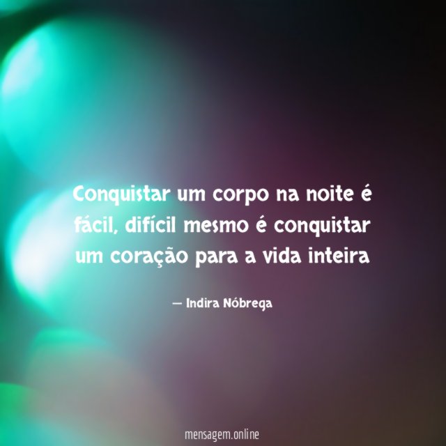 Conquistar um corpo na noite é fácil