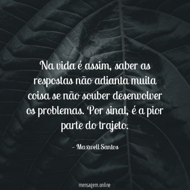Na vida é assim