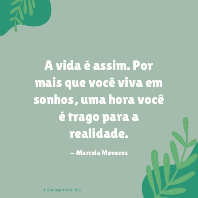 A vida é assim