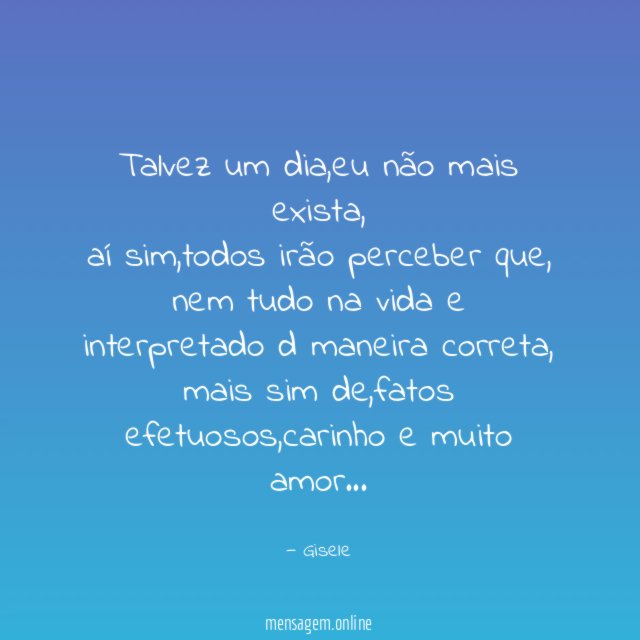 Talvez um dia