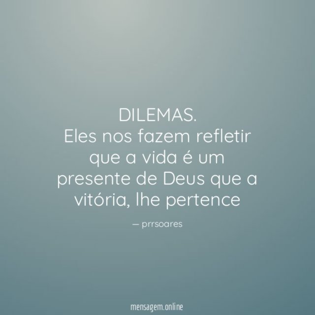 DILEMAS