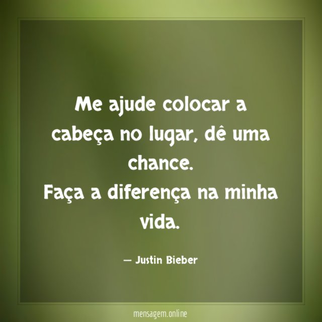 Me ajude colocar a cabeça no lugar