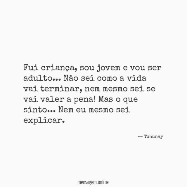 Fui criança