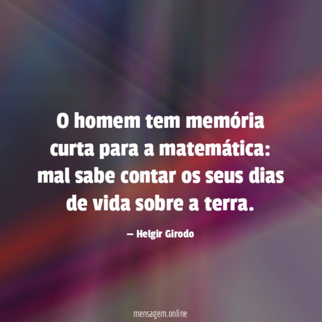 O homem tem memória curta para a matemática