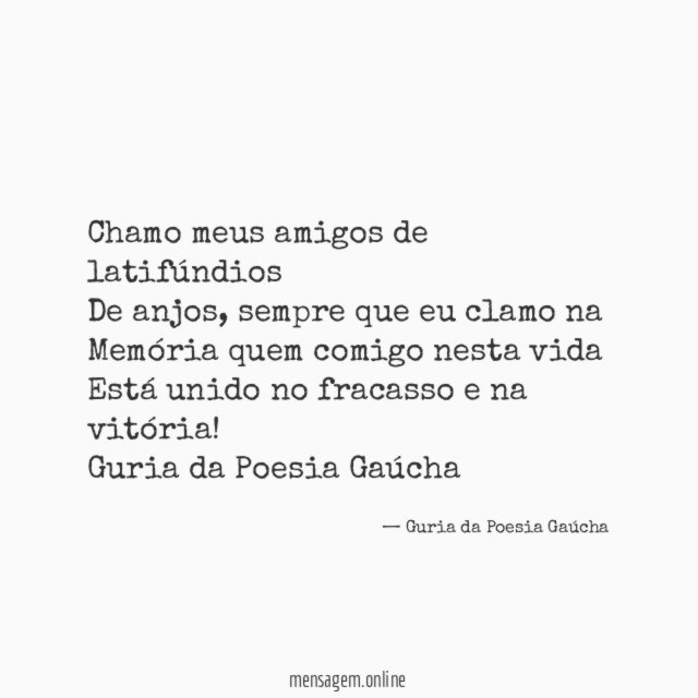 Chamo meus amigos de latifúndios De anjos