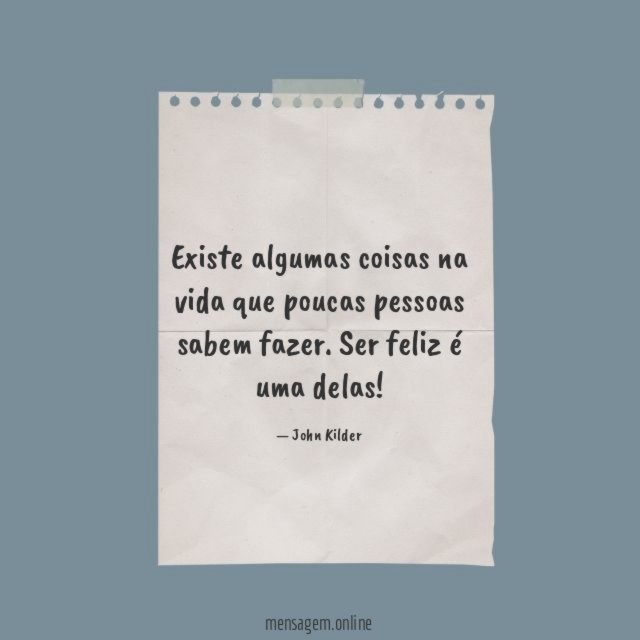 Existe algumas coisas na vida que poucas pessoas sabem fazer