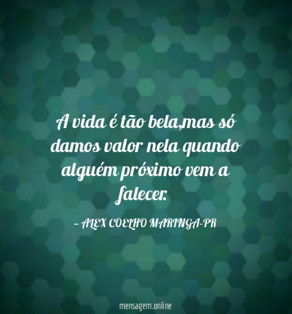 A vida é tão bela