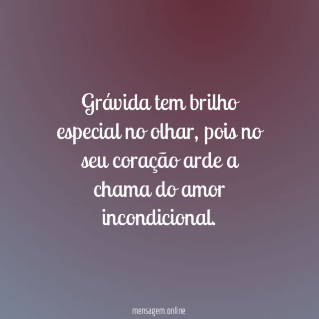 Grávida tem brilho especial no olhar