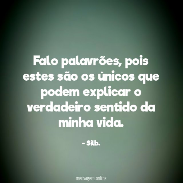 Falo palavrões