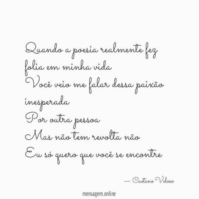 Quando a poesia realmente fez folia em minha