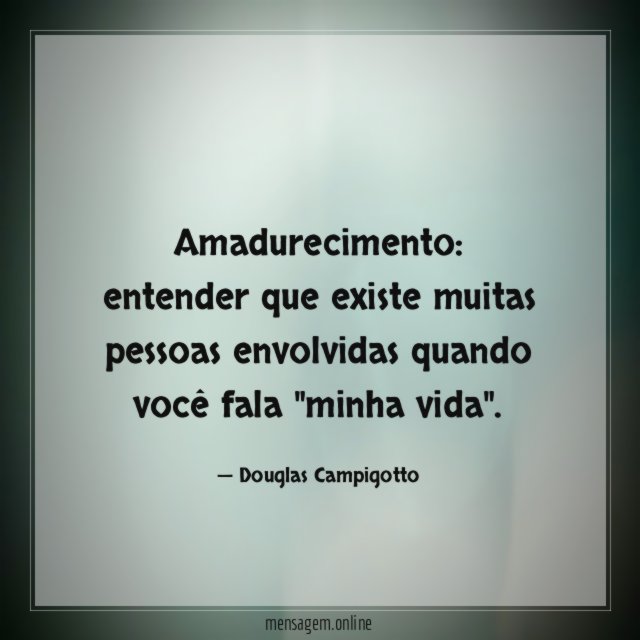 Amadurecimento