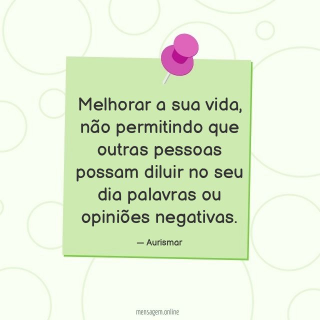 Melhorar a sua vida